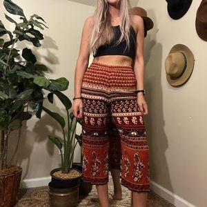 Bohemian Flowy Pants
